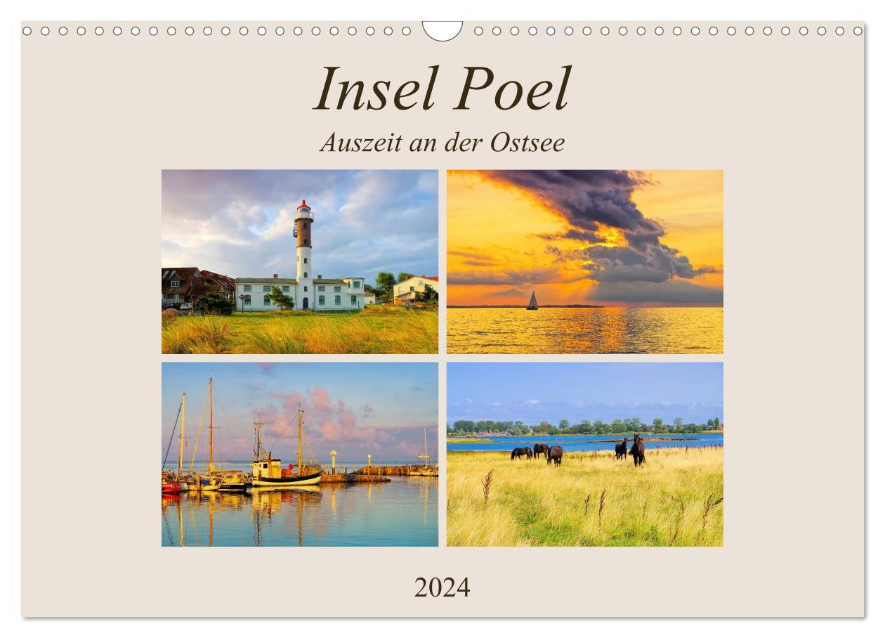 Cover: 9783675684812 | Insel Poel - Auszeit an der Ostsee (Wandkalender 2024 DIN A3 quer),...