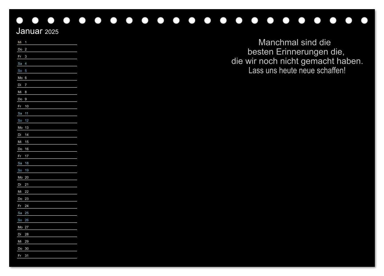 Bild: 9783457167038 | Mein Persönlicher Kalender (Tischkalender 2025 DIN A5 quer),...