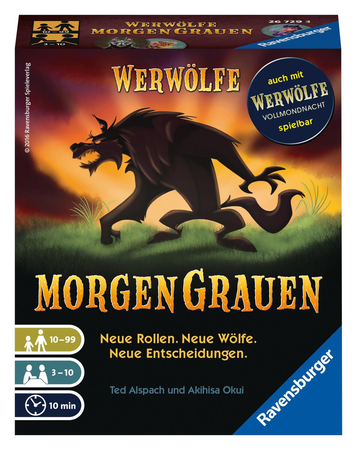 Cover: 4005556267293 | Werwölfe Morgengrauen | Neue Rollen. Neue Wölfe. Neue Entscheidungen.