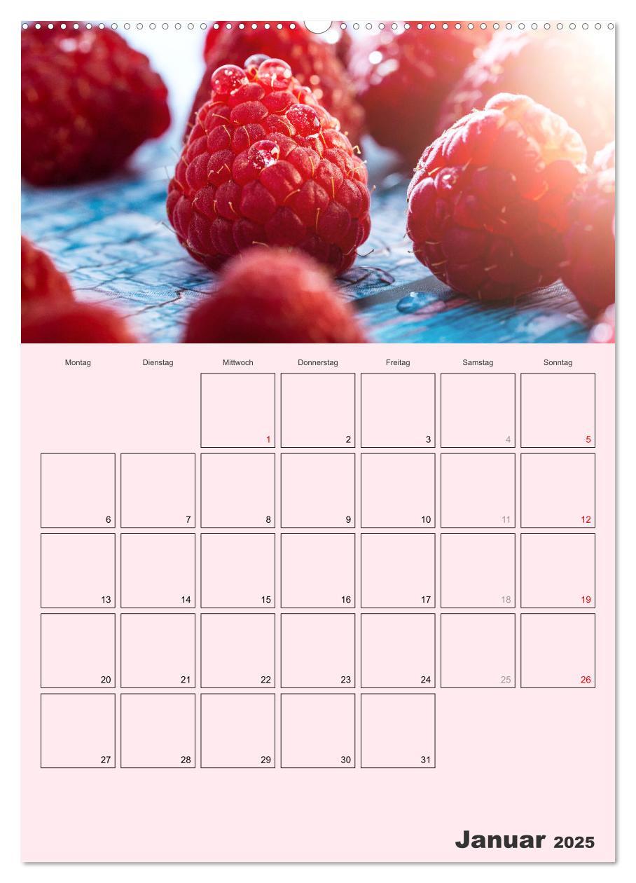 Bild: 9783457185285 | Obst Kalender - GESUND DURCH DAS JAHR (Wandkalender 2025 DIN A2...