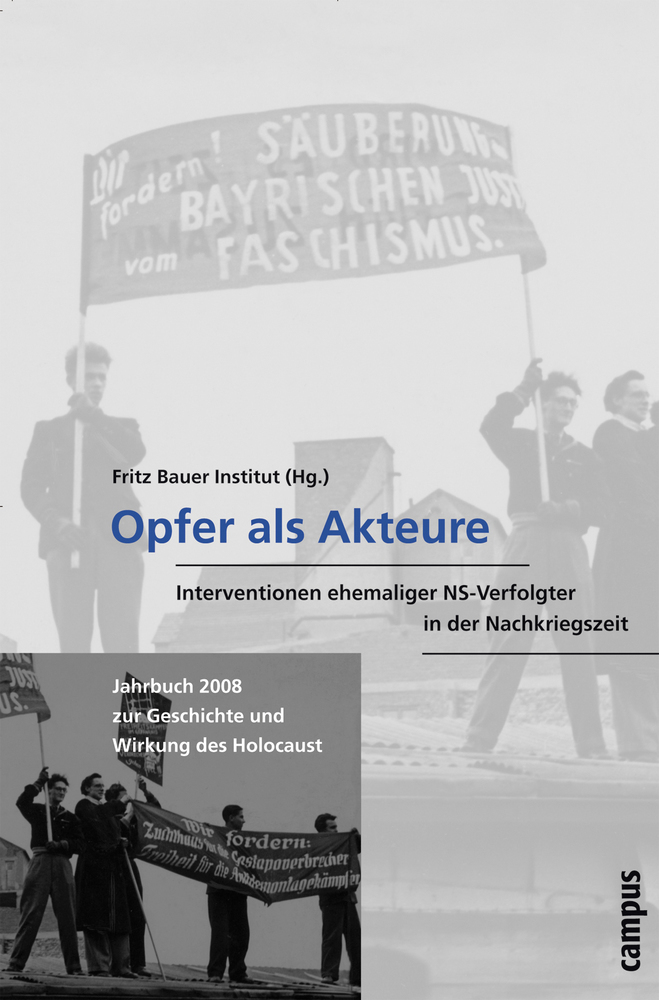 Cover: 9783593387345 | Opfer als Akteure | Fritz Bauer Institut (u. a.) | Taschenbuch | 2009