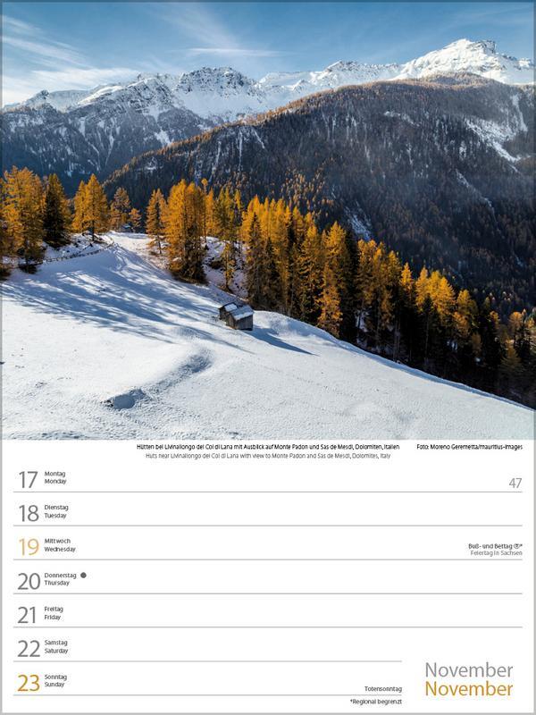 Bild: 9783731877202 | Zauber der Alpen 2025 | Verlag Korsch | Kalender | Spiralbindung