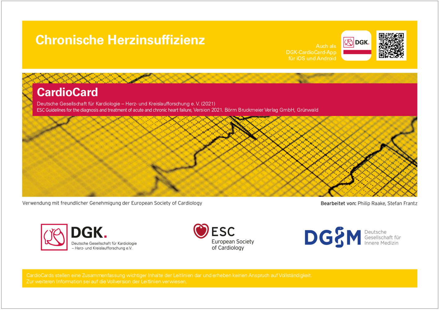 Cover: 9783898626729 | Chronische Herzinsuffizienz | CardioCard | Kardiologie | Buch | 2022