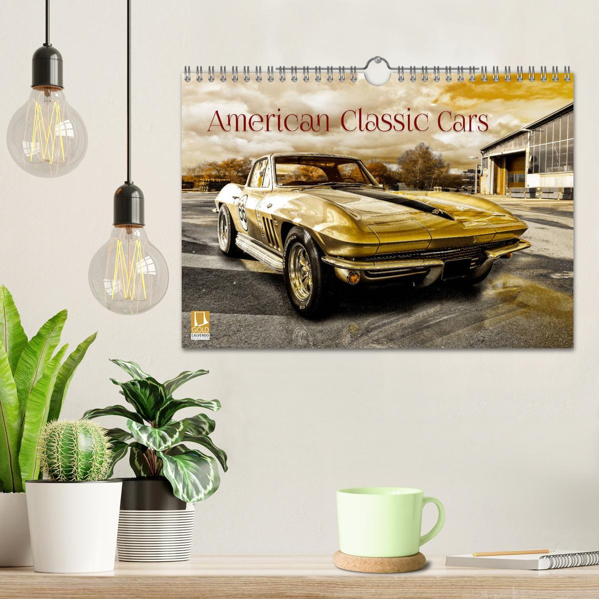 Bild: 9783435319084 | American Classic Cars (Wandkalender 2025 DIN A4 quer), CALVENDO...