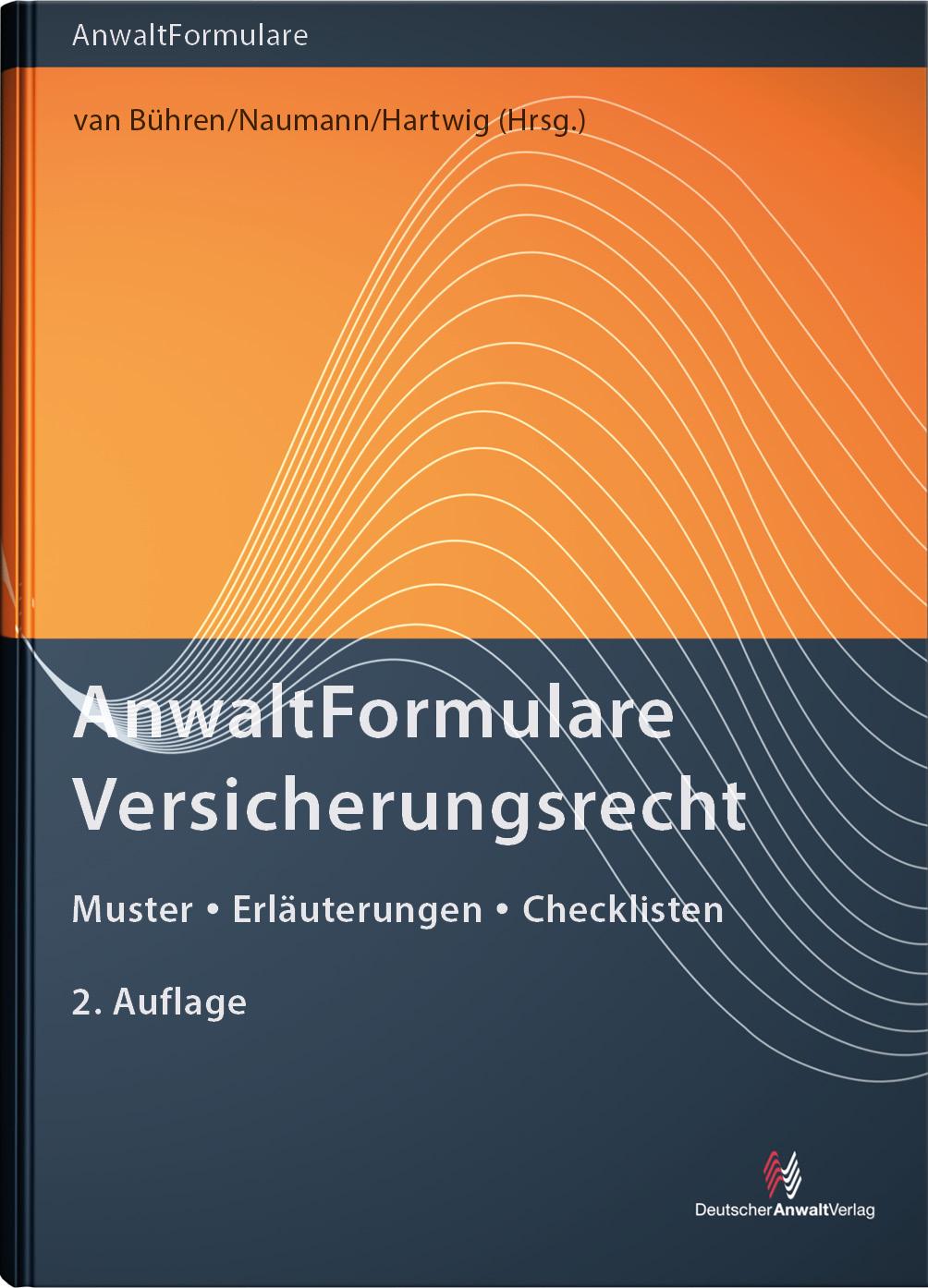 Cover: 9783824016549 | AnwaltFormulare Versicherungsrecht | Vicki Irene Commer (u. a.) | Buch