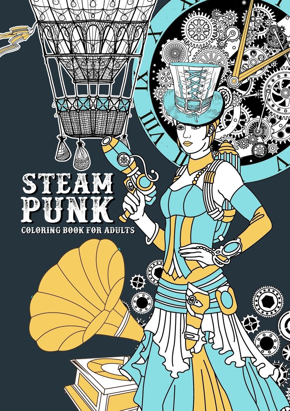Cover: 9783752985818 | Steampunk Coloring Book for Adults | Monsoon Publishing | Taschenbuch