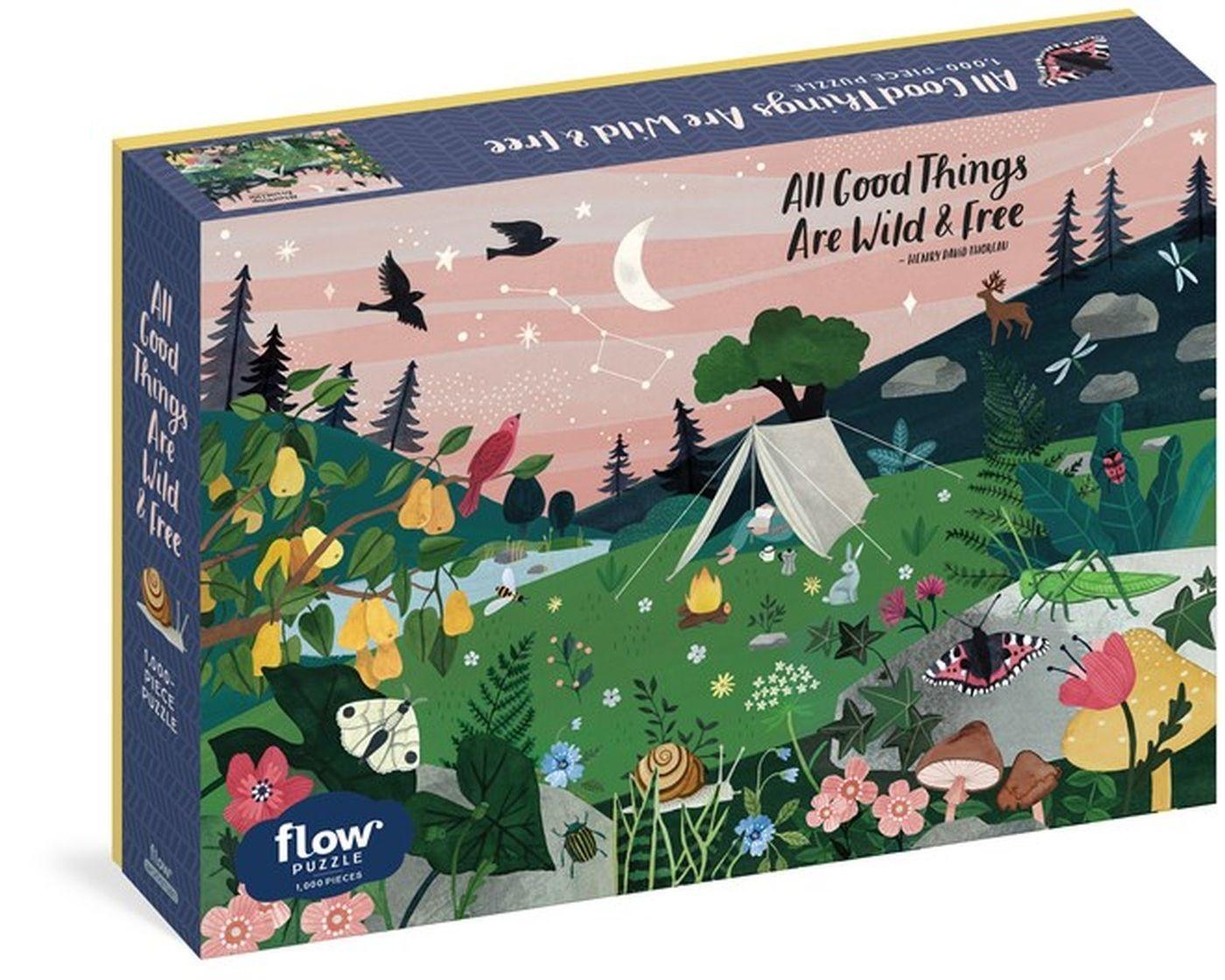 Cover: 9781523509379 | All Good Things Are Wild and Free 1,000-Piece Puzzle (Flow) Adults...