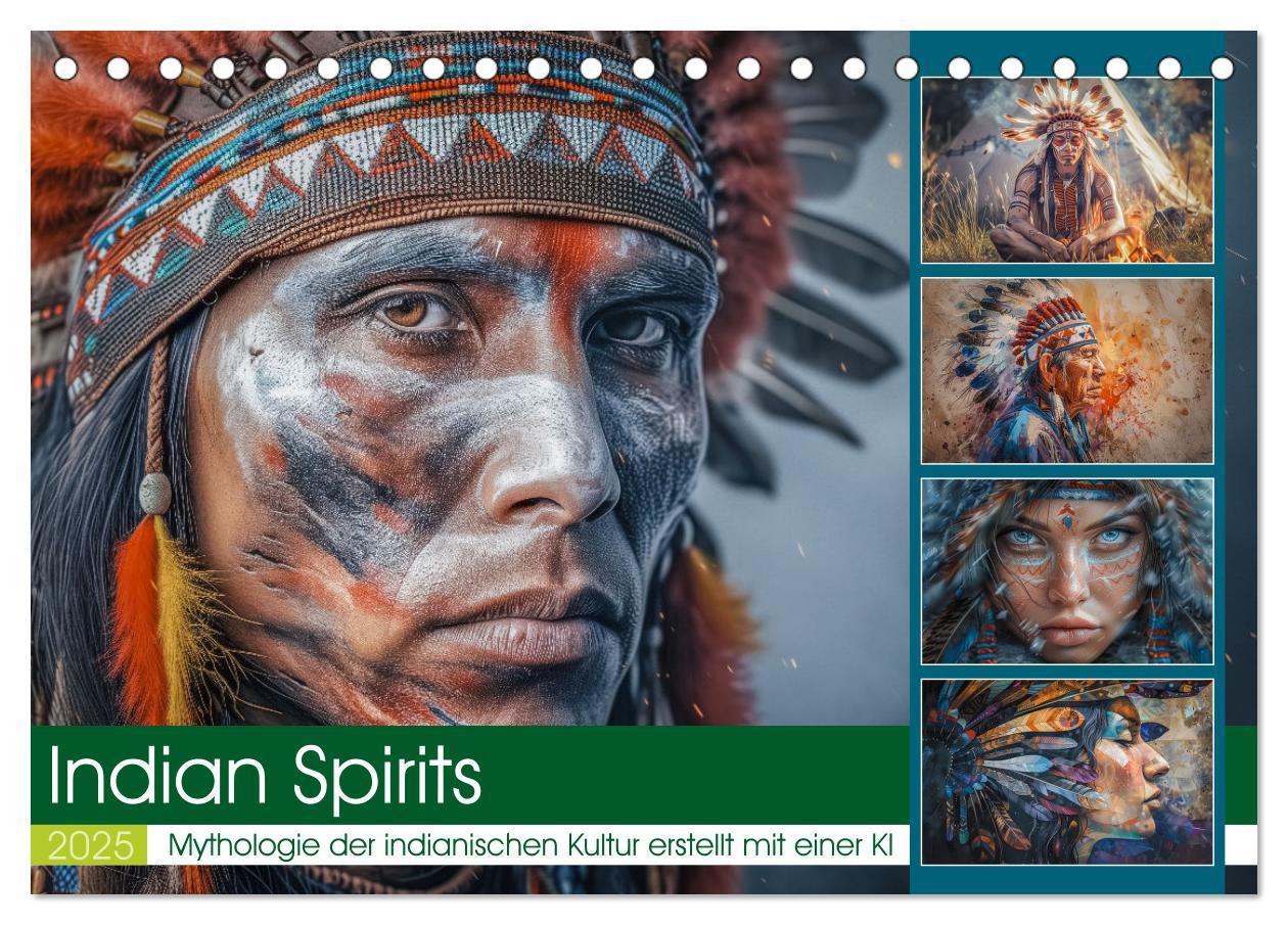 Cover: 9783457156209 | Indian Spirits (Tischkalender 2025 DIN A5 quer), CALVENDO...