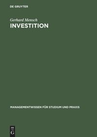 Cover: 9783486259469 | Investition | Gerhard Mensch | Buch | XI | Deutsch | 2002 | Oldenbourg