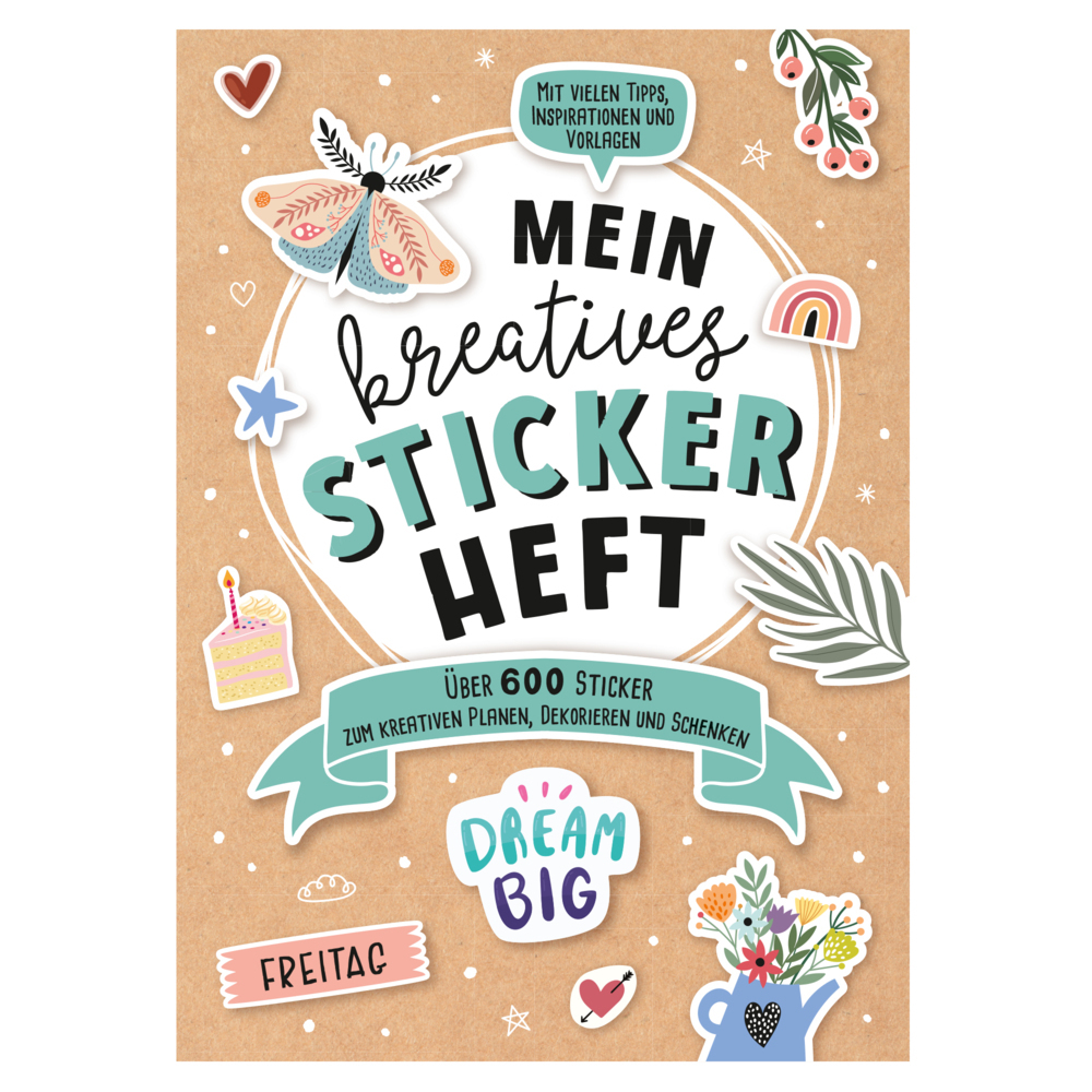 Cover: 9783963472152 | Mein kreatives Stickerheft | Cornelia Landschützer | Taschenbuch