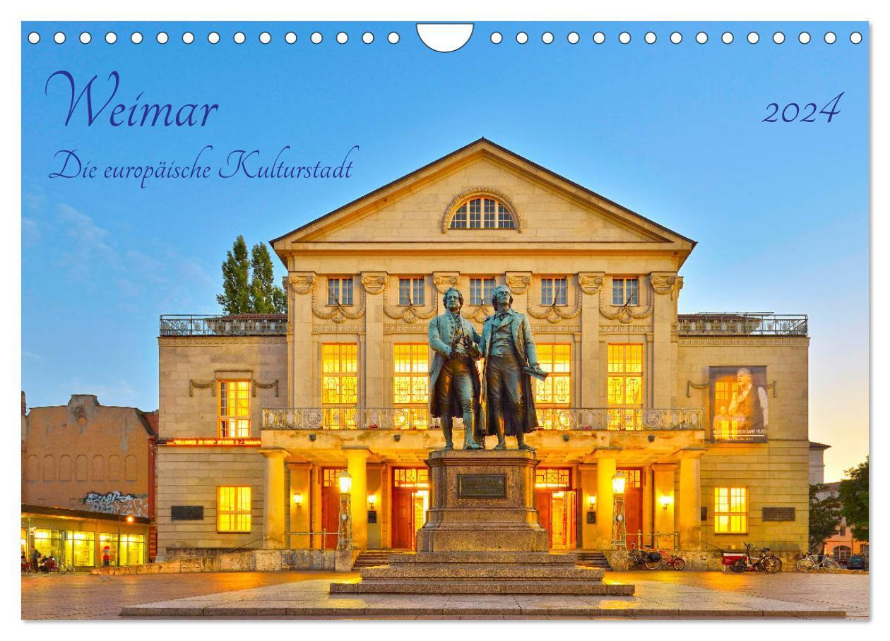 Cover: 9783675562752 | Weimar Die europäische Kulturstadt (Wandkalender 2024 DIN A4 quer),...