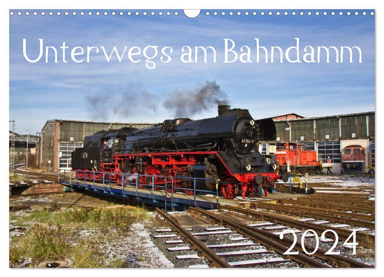 Cover: 9783675588950 | Unterwegs am Bahndamm (Wandkalender 2024 DIN A3 quer), CALVENDO...