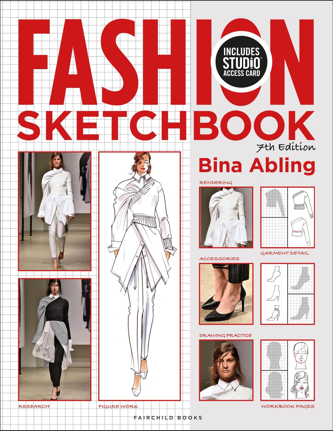 Cover: 9781501328268 | Fashion Sketchbook | Bundle Book + Studio Access Card | Bina Abling