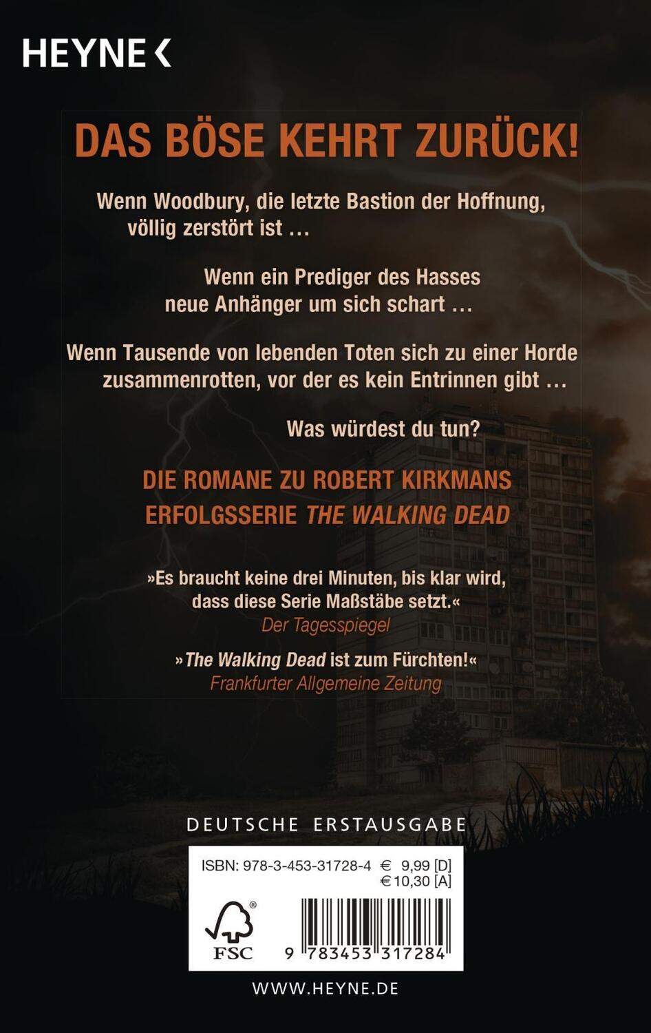 Bild: 9783453317284 | The Walking Dead 06 | Jay Bonansinga (u. a.) | Taschenbuch | Deutsch