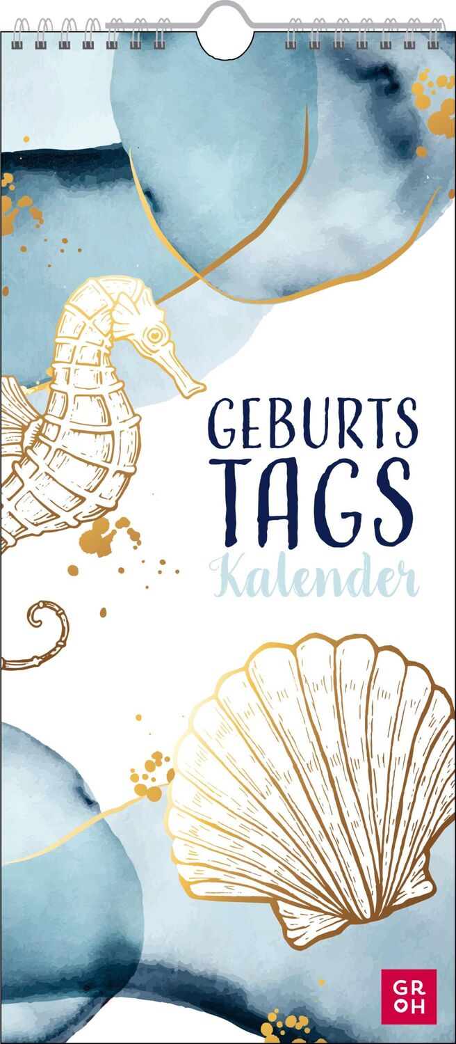 Cover: 4036442012789 | Immerwährender Geburtstagskalender Maritim | Groh Verlag | Kalender