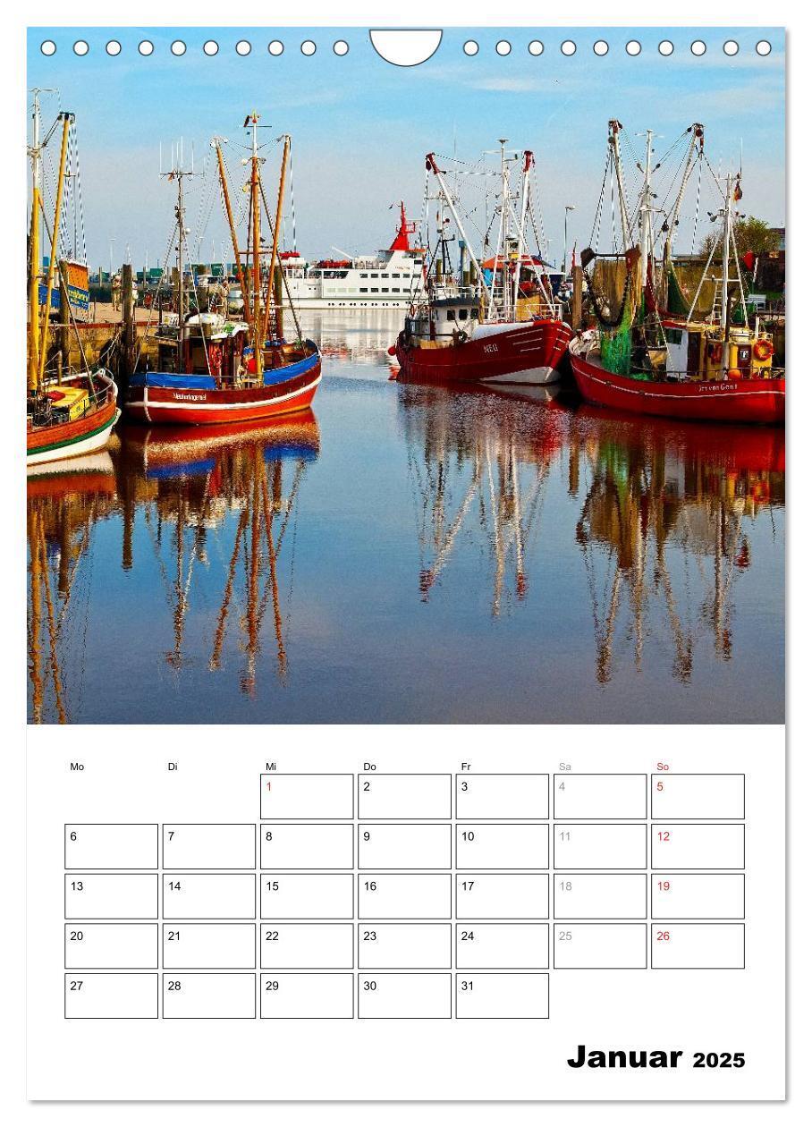 Bild: 9783457056981 | Neuharlingersiel Hafenromantik / Planer (Wandkalender 2025 DIN A4...