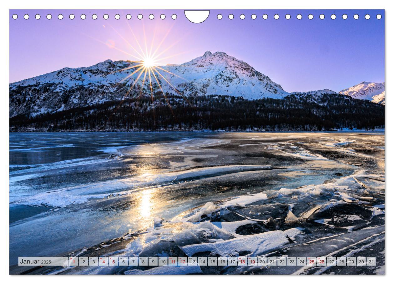 Bild: 9783383912856 | Silsersee Engadin (Wandkalender 2025 DIN A4 quer), CALVENDO...