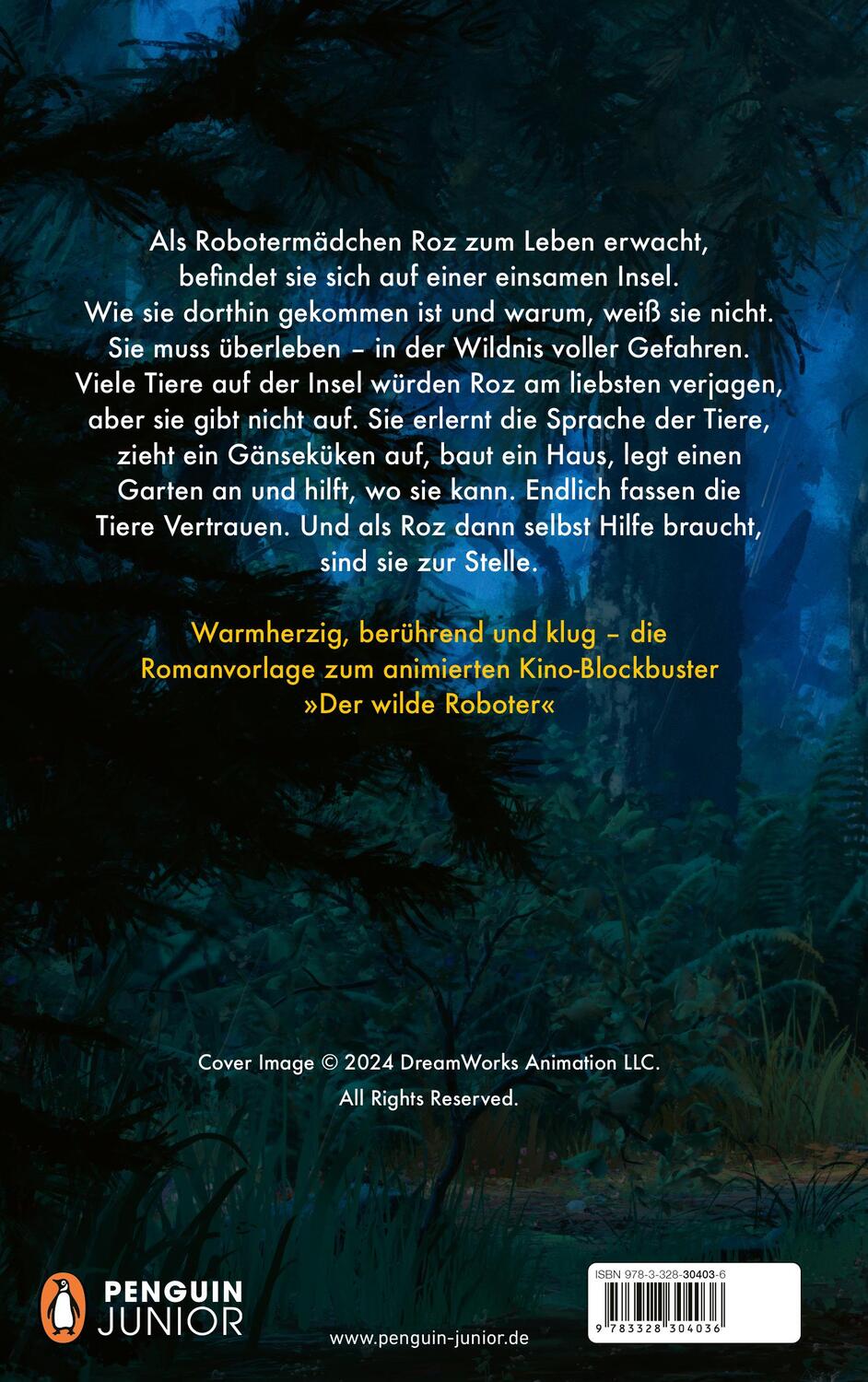 Bild: 9783328304036 | Der wilde Roboter - Filmbuch | Die Romanvorlage zum Kinofilm | Brown