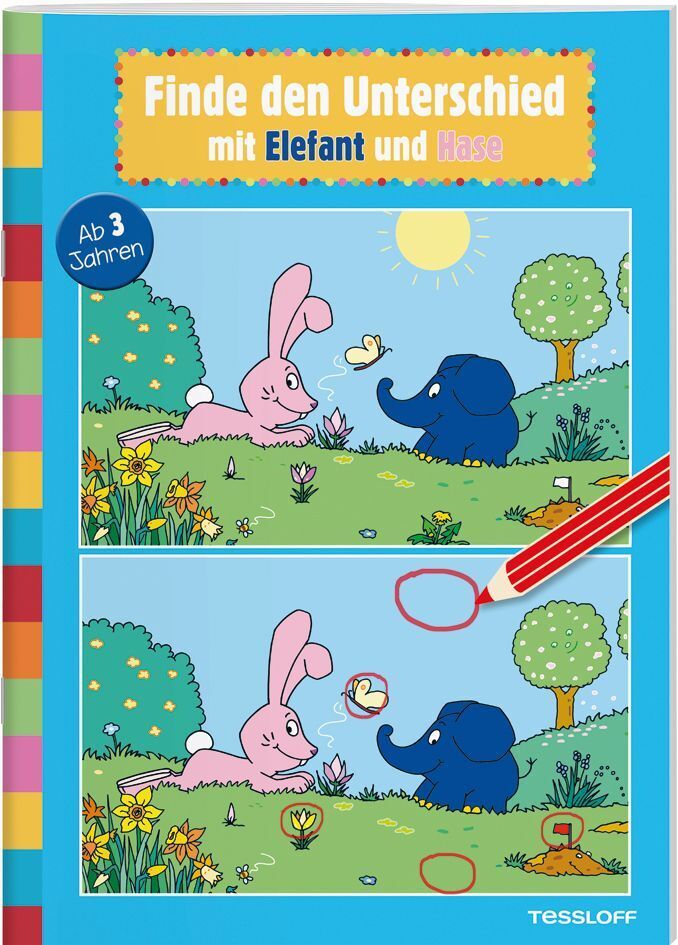 Cover: 9783788641566 | Finde den Unterschied mit Elefant und Hase | Katja Baier | Broschüre