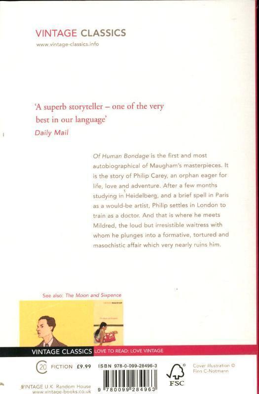 Rückseite: 9780099284963 | Of Human Bondage | W. Somerset Maugham | Taschenbuch | Englisch | 2000