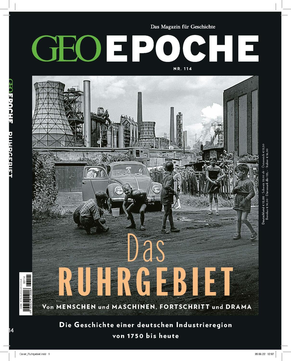 Cover: 9783652012126 | GEO Epoche 114/2022 - Das Ruhrgebiet | Das Magazin für Geschichte