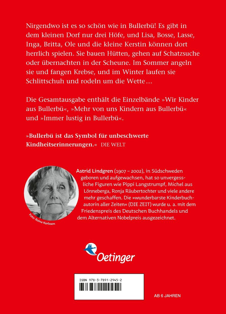 Rückseite: 9783789129452 | Die Kinder aus Bullerbü | Astrid Lindgren | Buch | 310 S. | Deutsch