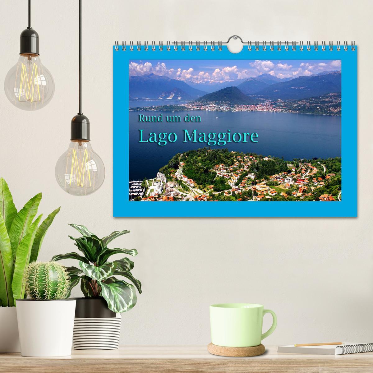 Bild: 9783435209477 | Rund um den Lago Maggiore (Wandkalender 2025 DIN A4 quer), CALVENDO...