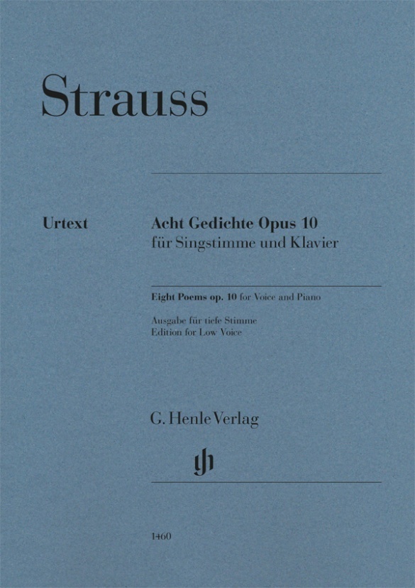 Cover: 9790201814605 | Richard Strauss - Acht Gedichte op. 10 | Annette Oppermann | Deutsch