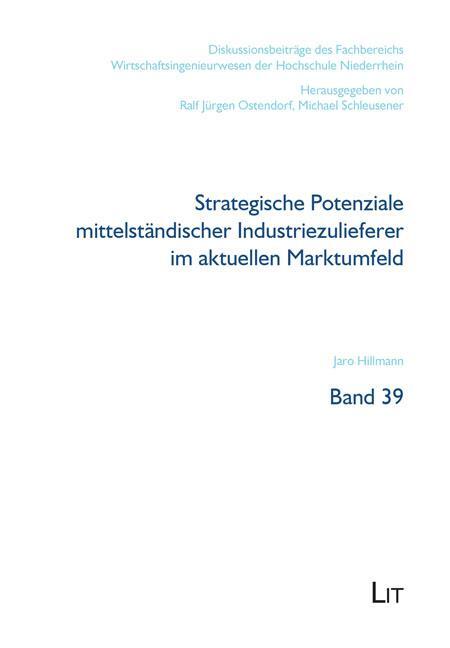 Cover: 9783643155177 | Strategische Potenziale mittelständischer Industriezulieferer im...