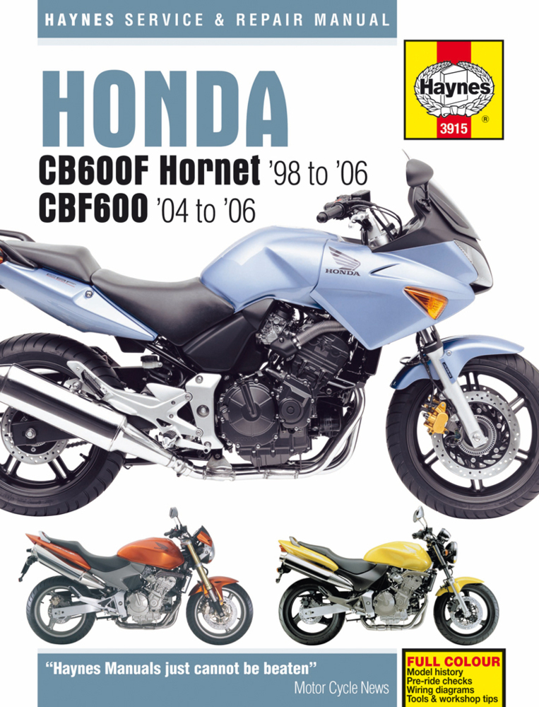 Cover: 9780857339409 | Honda CB600F Hornet &amp; CBF600 (98 - 06) Haynes Repair Manual | Buch