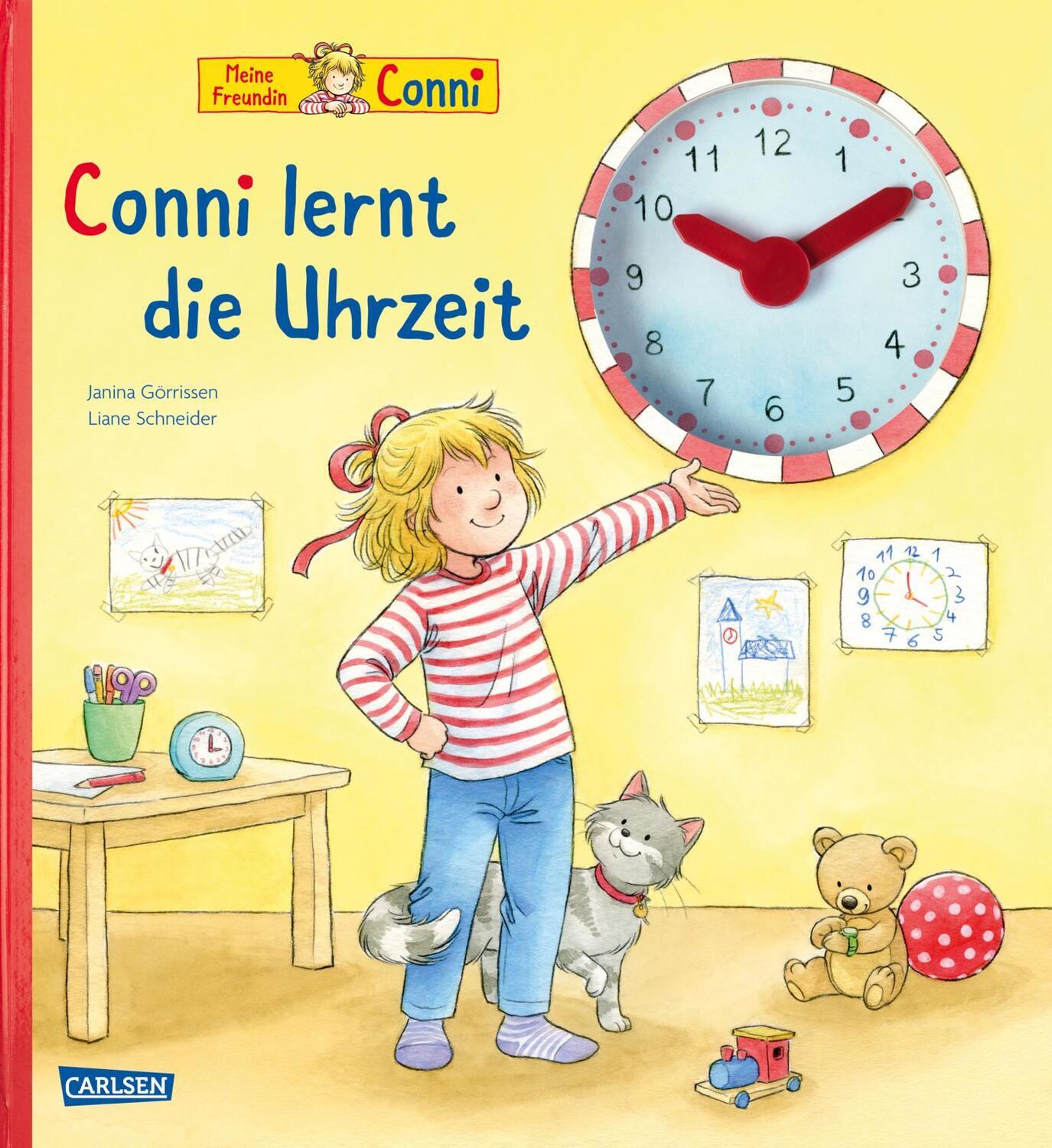 Cover: 9783551187949 | Conni-Bilderbücher: Conni lernt die Uhrzeit | Liane Schneider | Buch