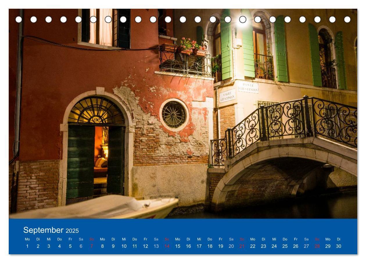 Bild: 9783435663026 | Mein lautloses Venedig (Tischkalender 2025 DIN A5 quer), CALVENDO...