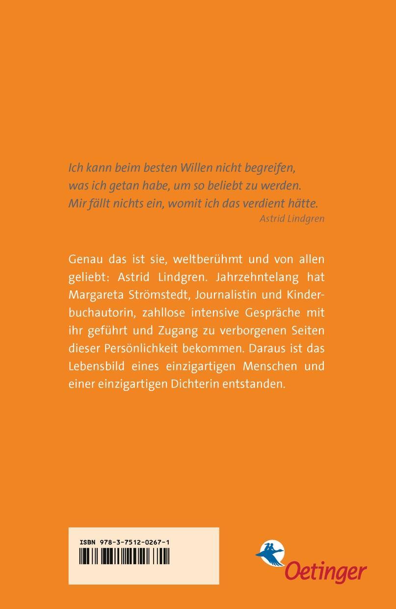 Rückseite: 9783751202671 | Astrid Lindgren. Ein Lebensbild | Margareta Strömstedt | Taschenbuch