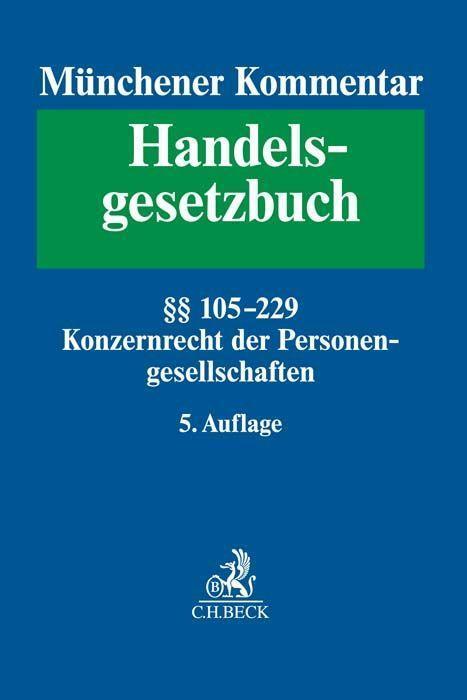 Cover: 9783406758423 | Münchener Kommentar zum Handelsgesetzbuch Bd. 2: Zweites Buch....
