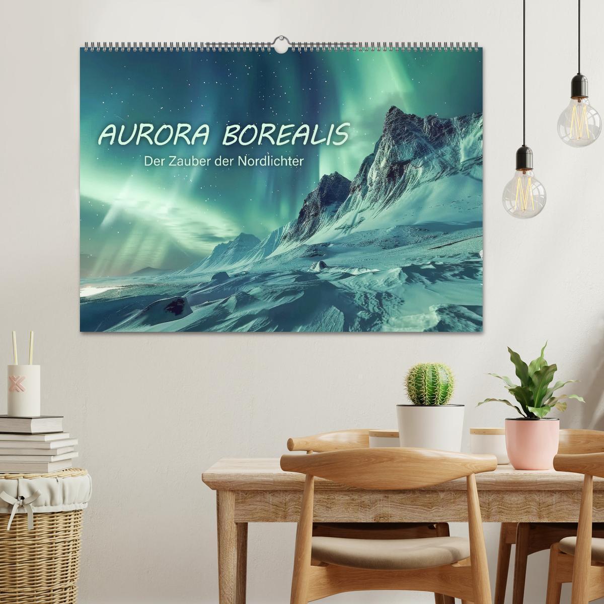 Bild: 9783383813702 | Aurora Borealis - Der Zauber der Nordlichter (Wandkalender 2025 DIN...