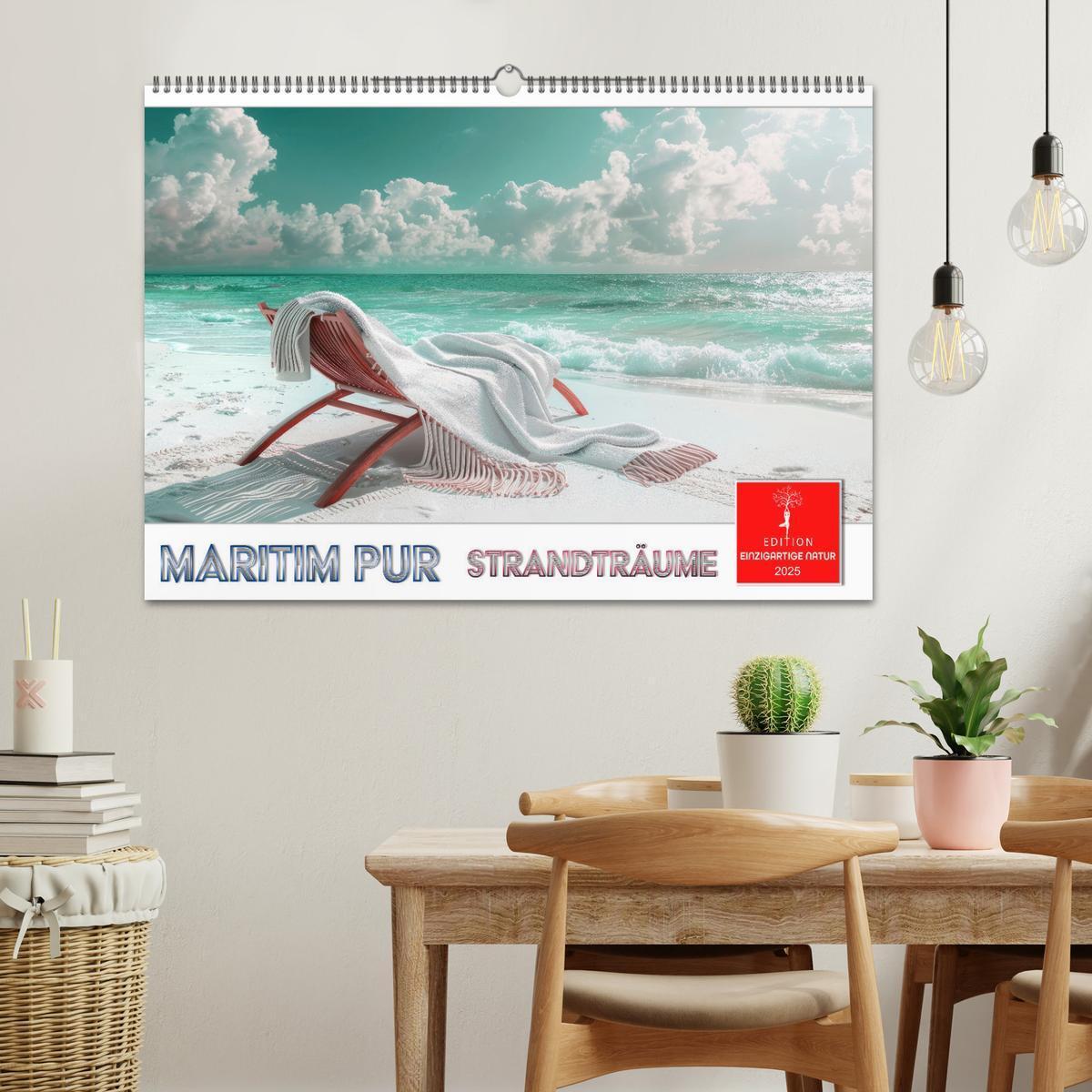 Bild: 9783457164587 | Maritim pur - Strandträume (Wandkalender 2025 DIN A2 quer),...