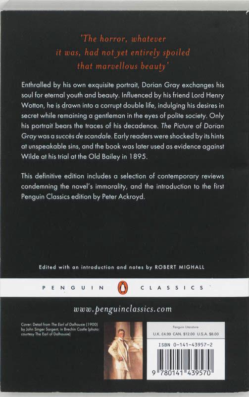 Rückseite: 9780141439570 | The Picture of Dorian Gray | Oscar Wilde | Taschenbuch | 253 S. | 2003