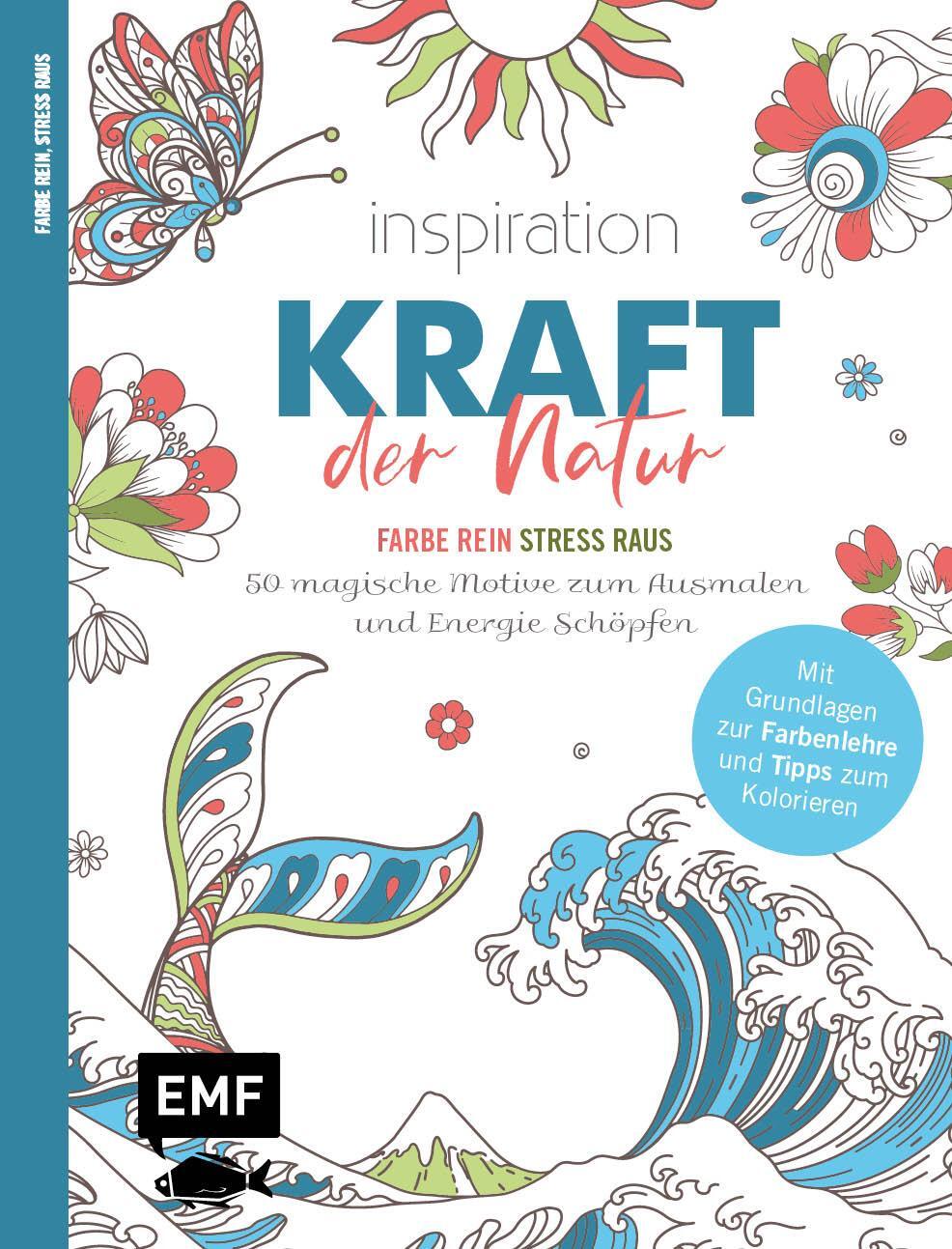 Cover: 9783745918618 | Inspiration Kraft der Natur - 50 magische Motive zum Ausmalen und...