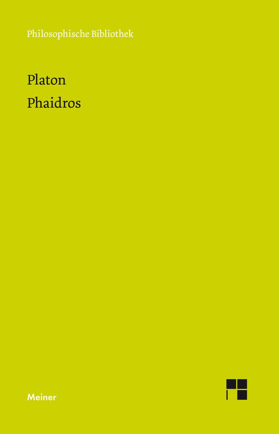 Cover: 9783787336203 | Phaidros | Platon | Taschenbuch | Philosophische Bibliothek | XLIX