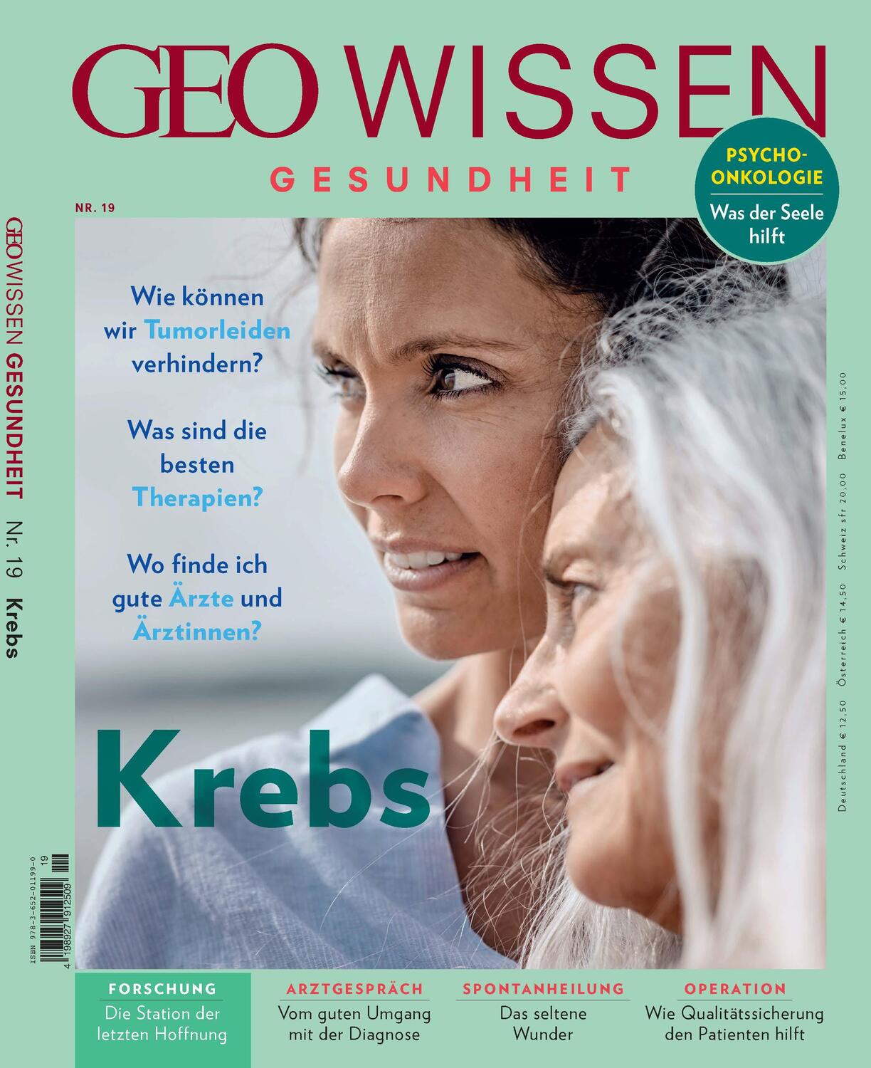 Cover: 9783652011990 | GEO Wissen Gesundheit 19/22 - Krebs | Jens Schröder (u. a.) | Buch