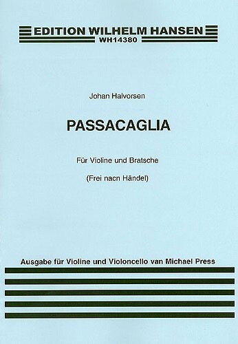 Cover: 5020679576076 | Passacaglia For Violin and Cello | Frei nach Handel | Johan Halvorsen