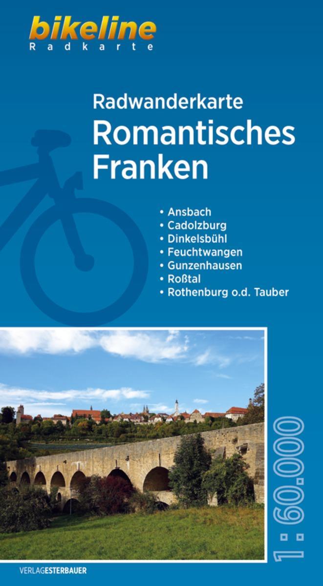 Cover: 9783850006187 | Radwanderkarte Romantisches Franken 1:60 000 | Esterbauer Verlag