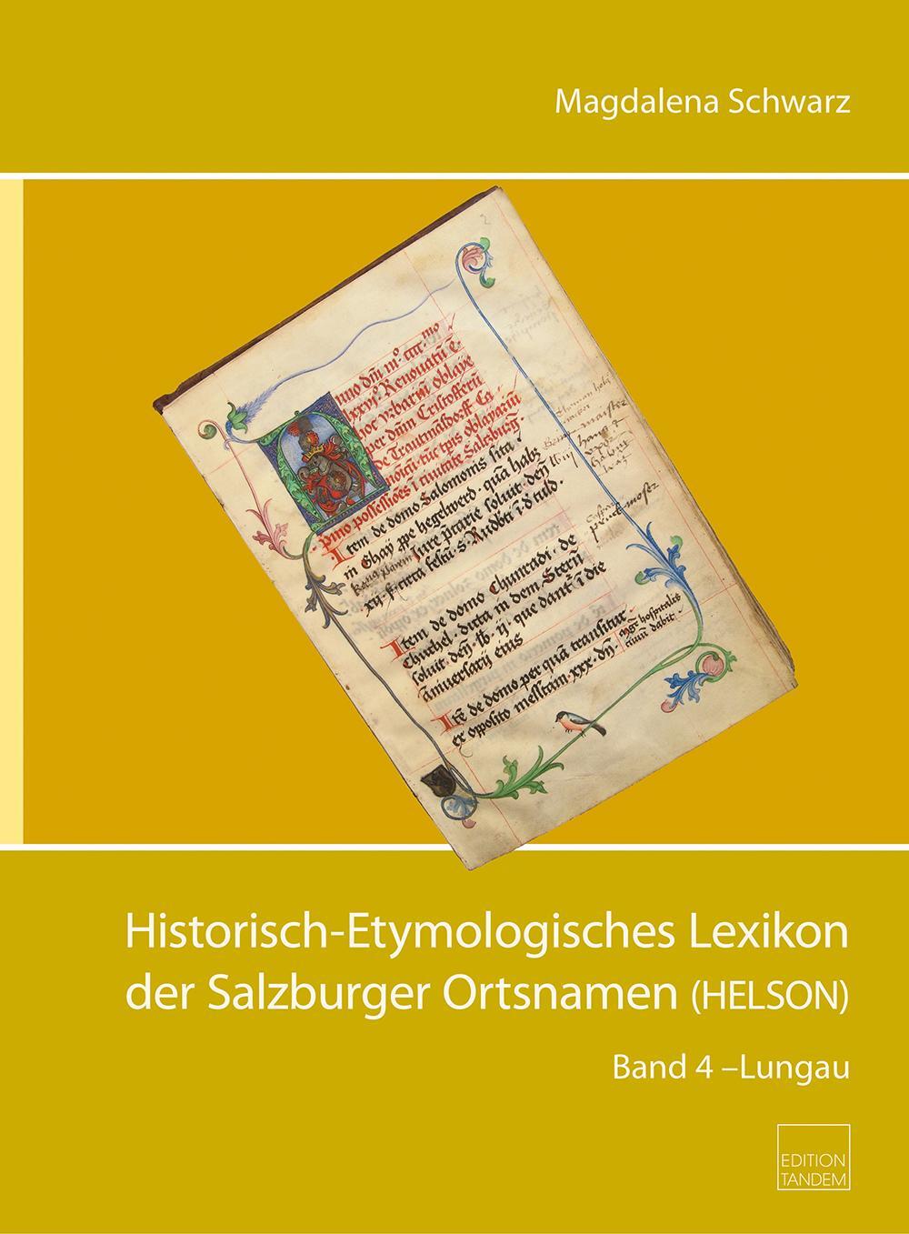 Cover: 9783904068833 | Historisch-Etymologisches Lexikon der Salzburger Ortsnamen (HELSON)