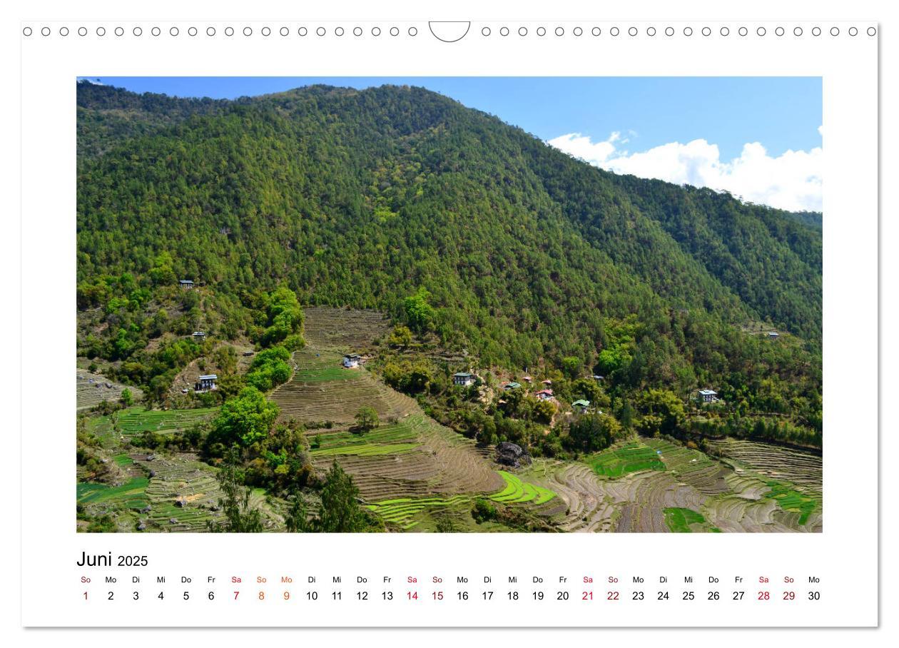 Bild: 9783435127290 | Bhutan ¿ Berge, Buddhismus &amp; Bruttonationalglück (Wandkalender 2025...