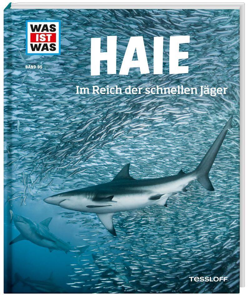 Cover: 9783788620523 | WAS IST WAS Band 95 Haie. Im Reich der schnellen Jäger | Manfred Baur