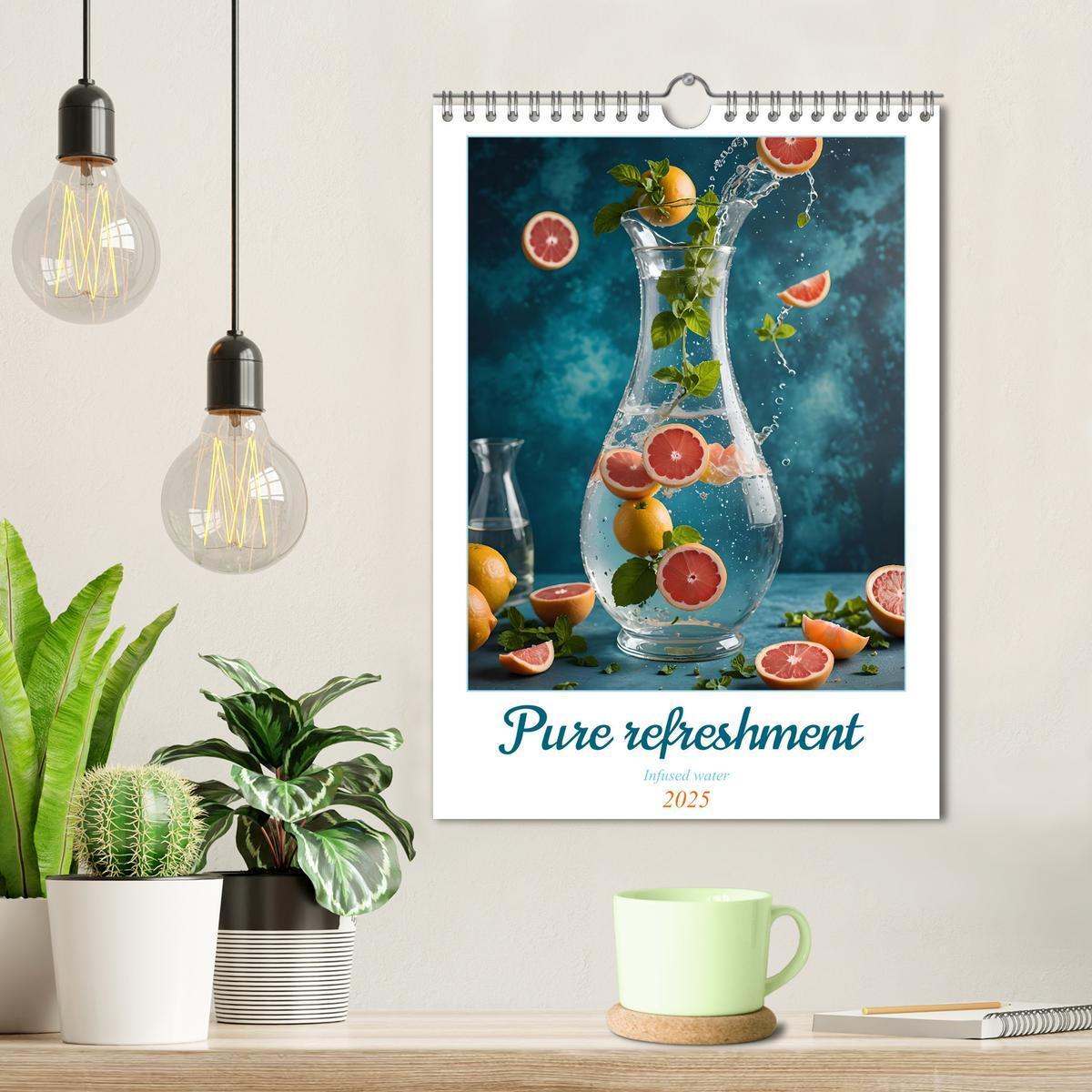 Bild: 9781325989225 | Pure refreshment - Infused water (Wall Calendar 2025 DIN A4...