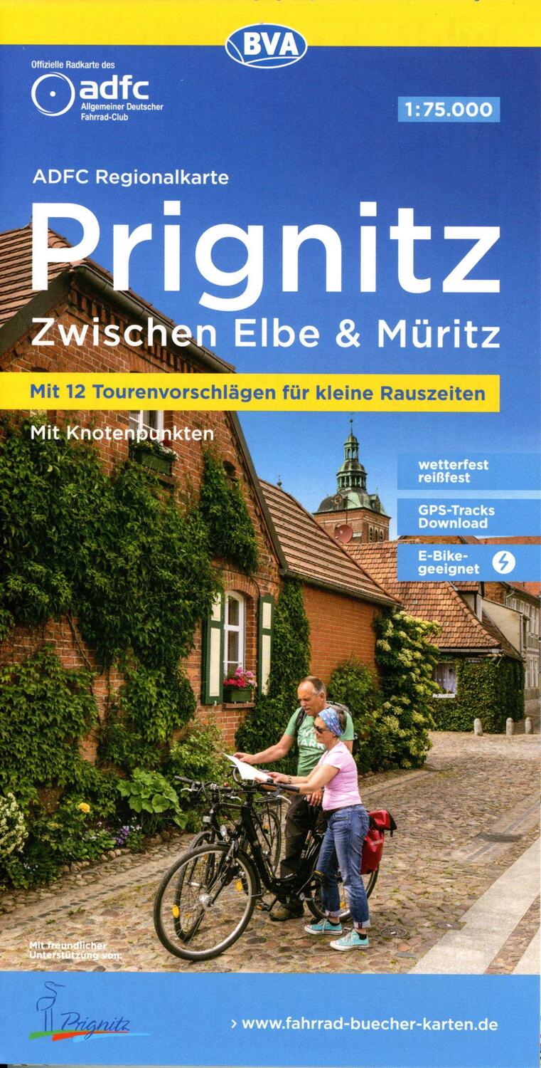Cover: 9783969900970 | ADFC-Regionalkarte Radlerparadies Prignitz mit...