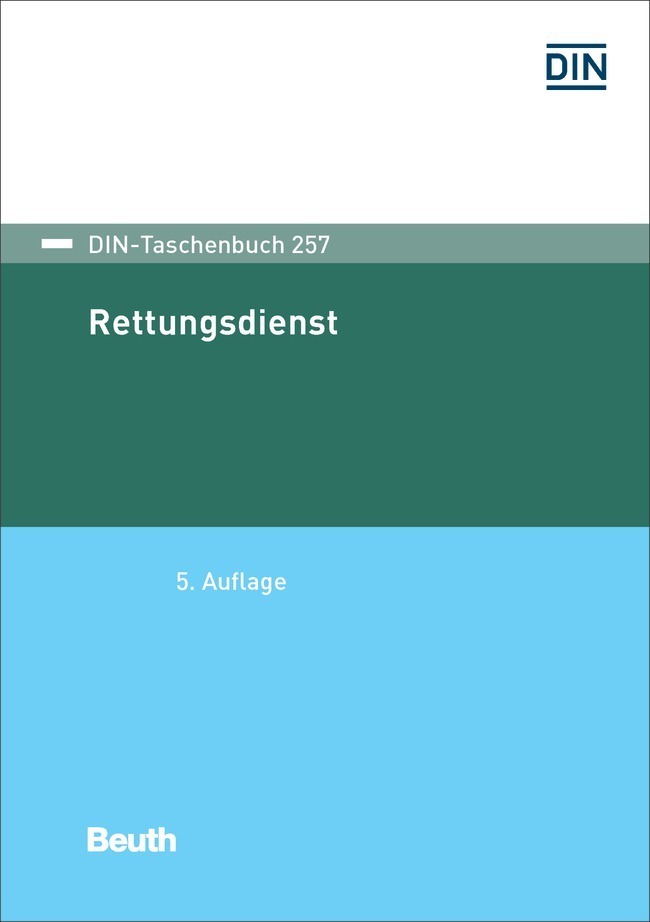 Cover: 9783410267591 | Rettungsdienst | DIN e.V. | Taschenbuch | 692 S. | Deutsch | 2018