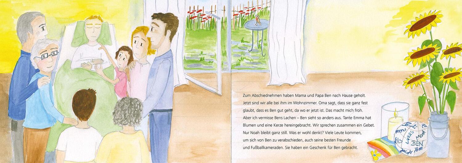 Bild: 9783863213947 | Bens Sonnenblumen | Ein Kinderfachbuch zum Thema Trauer | Hendrich