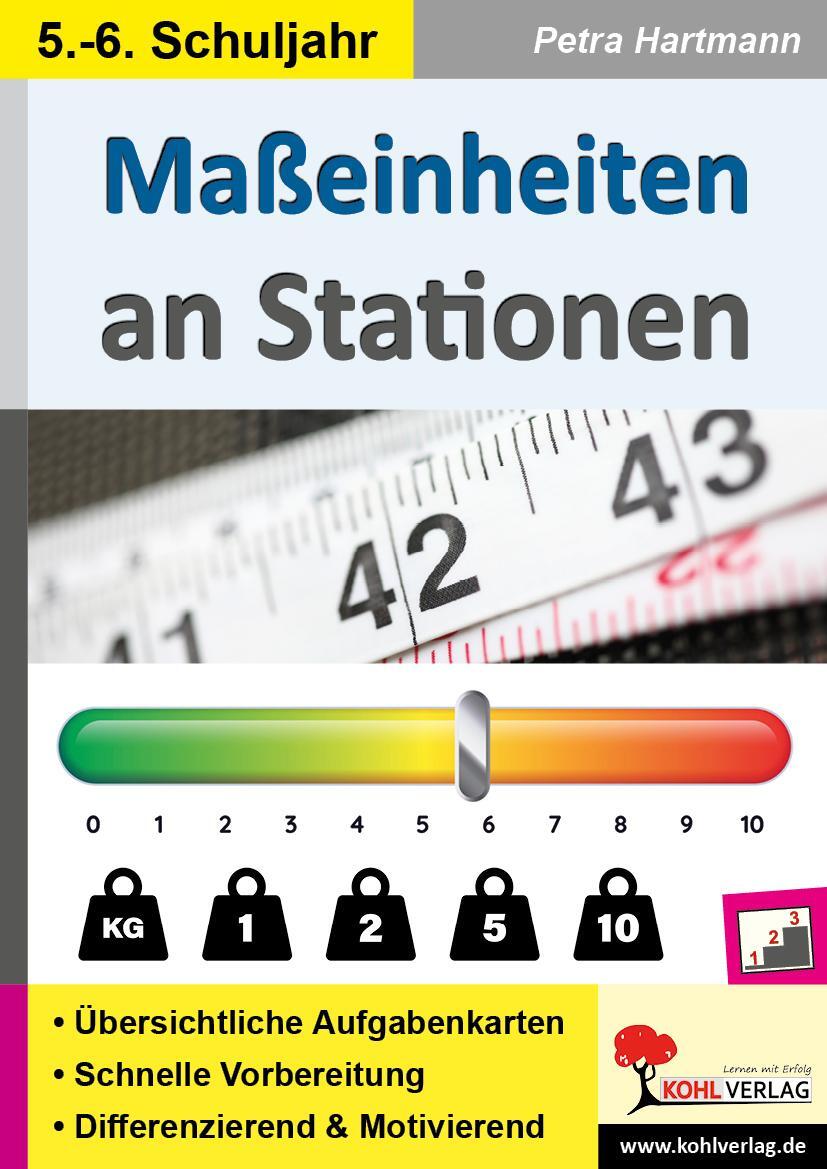 Cover: 9783985581405 | Maßeinheiten an Stationen / Klasse 5-6 | Petra Hartmann | Taschenbuch